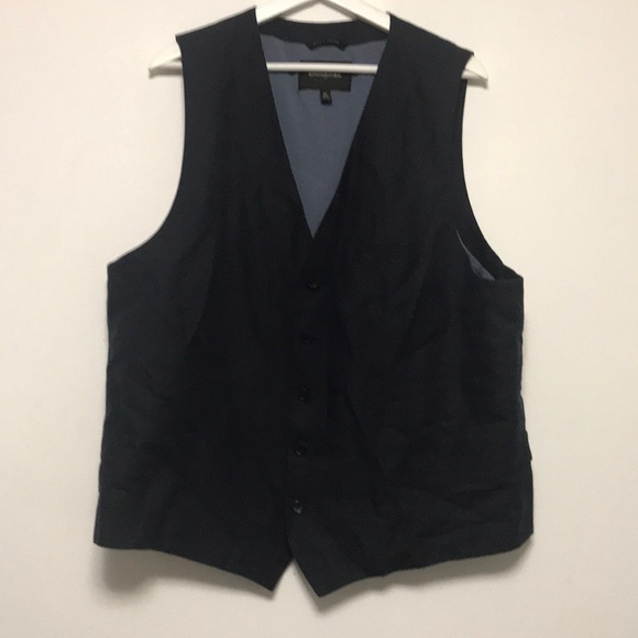 Banana Republic Factory Other - BANANA REPUBLIC FACTORY NAVY LINEN BLEND VEST XL